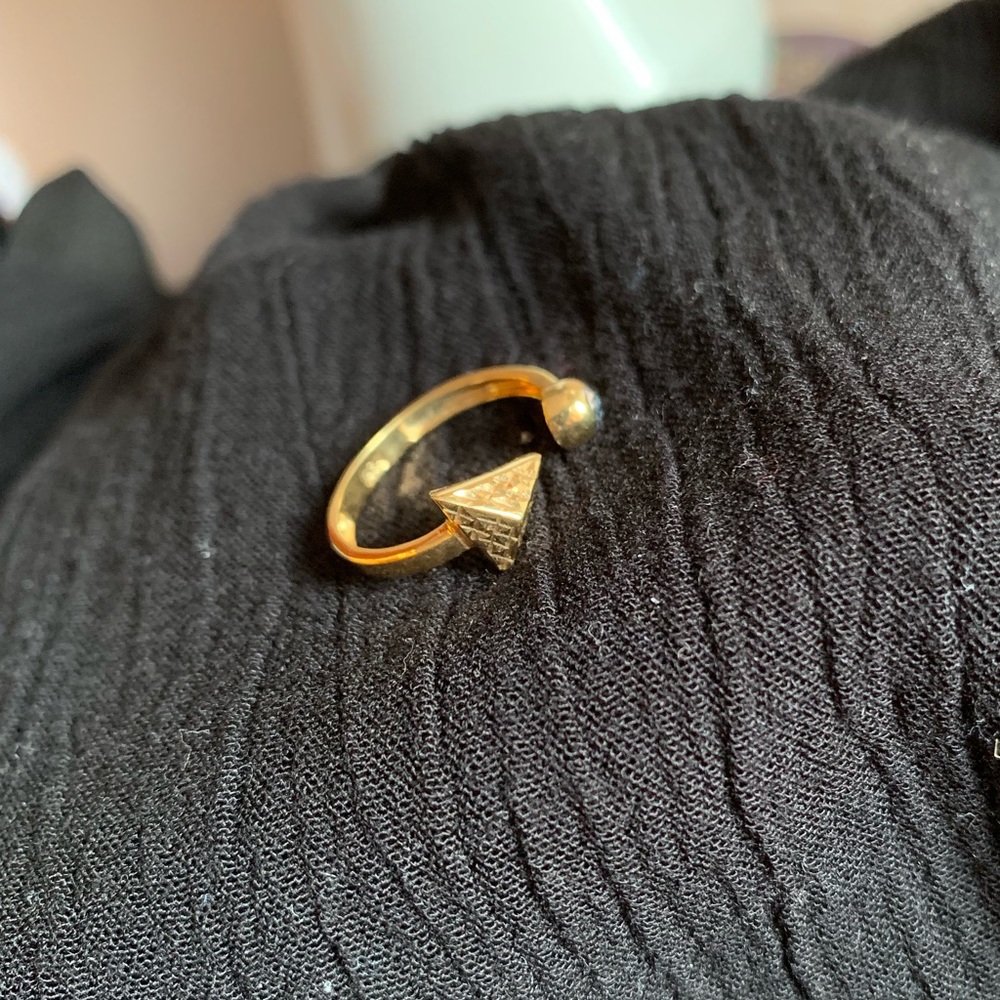 18k saudi gold ring